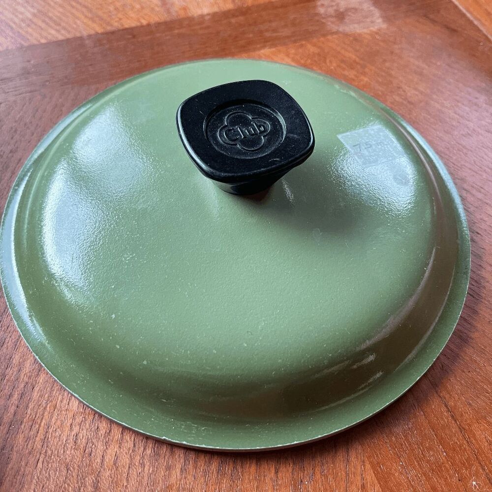 VTG Club Aluminum Avocado Green Replacement Lid 7.5” Cookware Pot Pan Cover